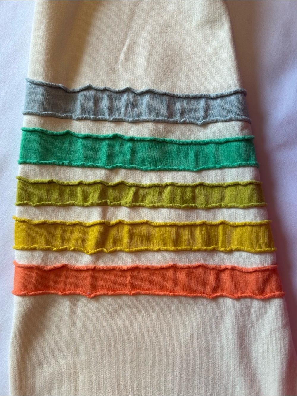 By Together Stripe Sleeve Sweatshirt in 100% Cotton - Oversized - Picture 7 of 11